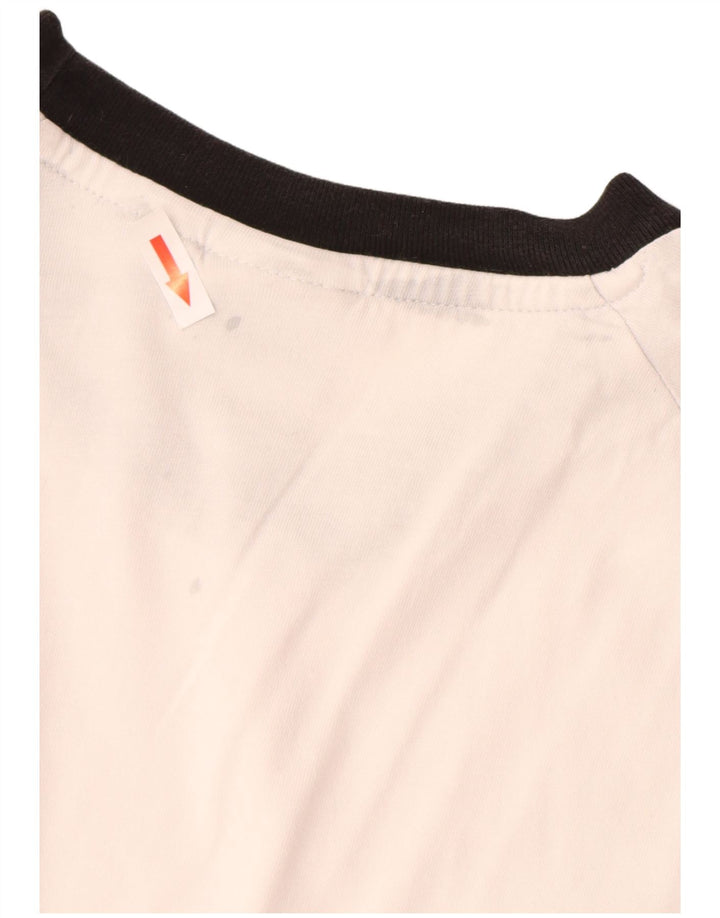 Adidas Herren T-Shirt Top Large Weiß Baumwolle