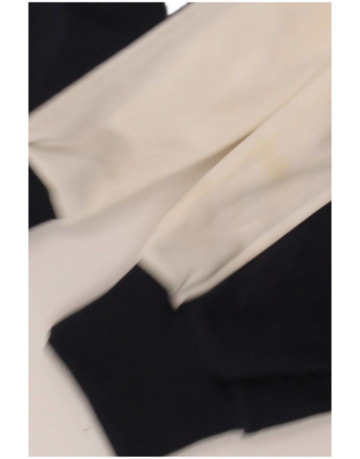 Diadora Herren-Trainingsanzug mit grafischem Oberteil, großes, blaues Farbblock-Polyester