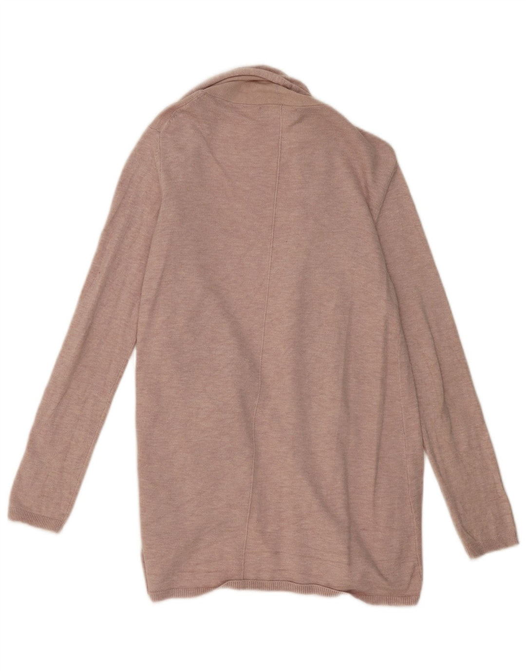 ZARA Womens Open Cardigan Sweater UK 12 Medium Pink