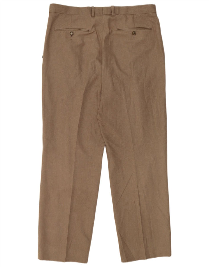 Marks & Spencer Herren-Chinohose mit normaler Passform, W34, L29, Beige, Polyester