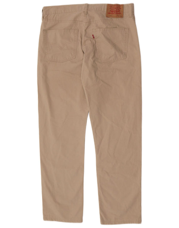 Levi's Herren 551 Straight Casual Hose W36 L28 Beige Baumwolle