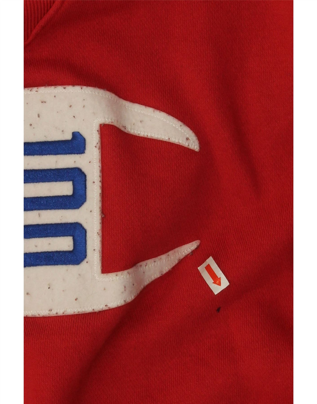 Champion Herren-Sweatshirt mit Grafik, groß, aus roter Baumwolle