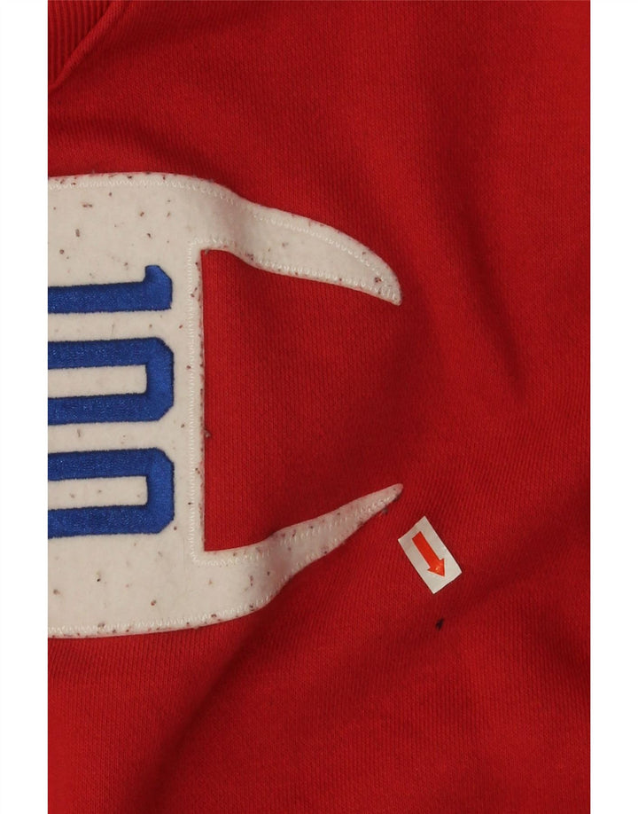 Champion Herren-Sweatshirt mit Grafik, groß, aus roter Baumwolle