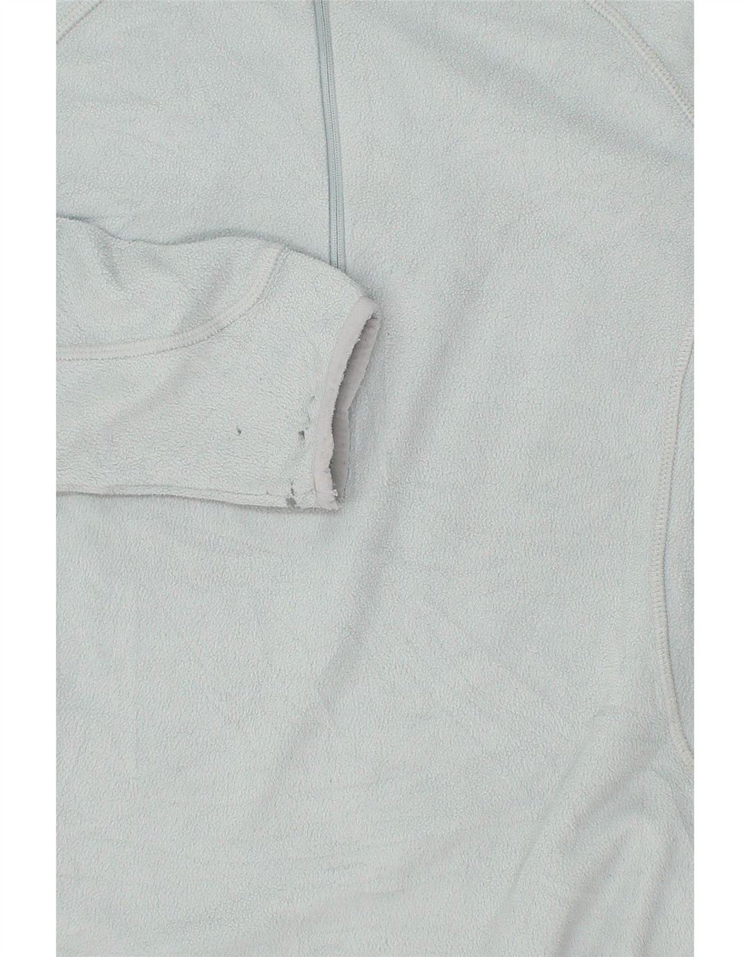 BERGHAUS Womens Zip Neck Fleece Jumper UK 14 Large  Grey Polyester Vintage Berghaus and Second-Hand Berghaus from Messina Hembry 