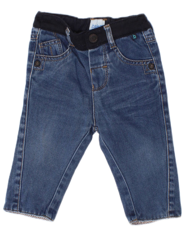Ted Baker Baby Boys Straight Jeans 6-9 Months W18 L8 Blue Colourblock