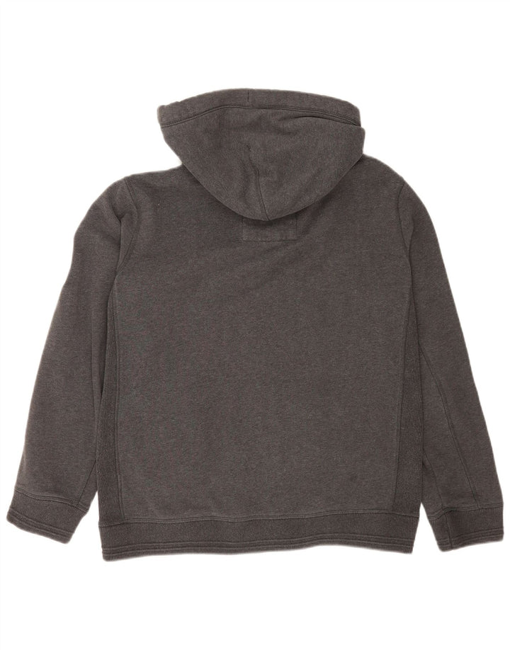 Fat Face Herren-Kapuzenpullover mit Reißverschluss, groß, aus grauer Baumwolle