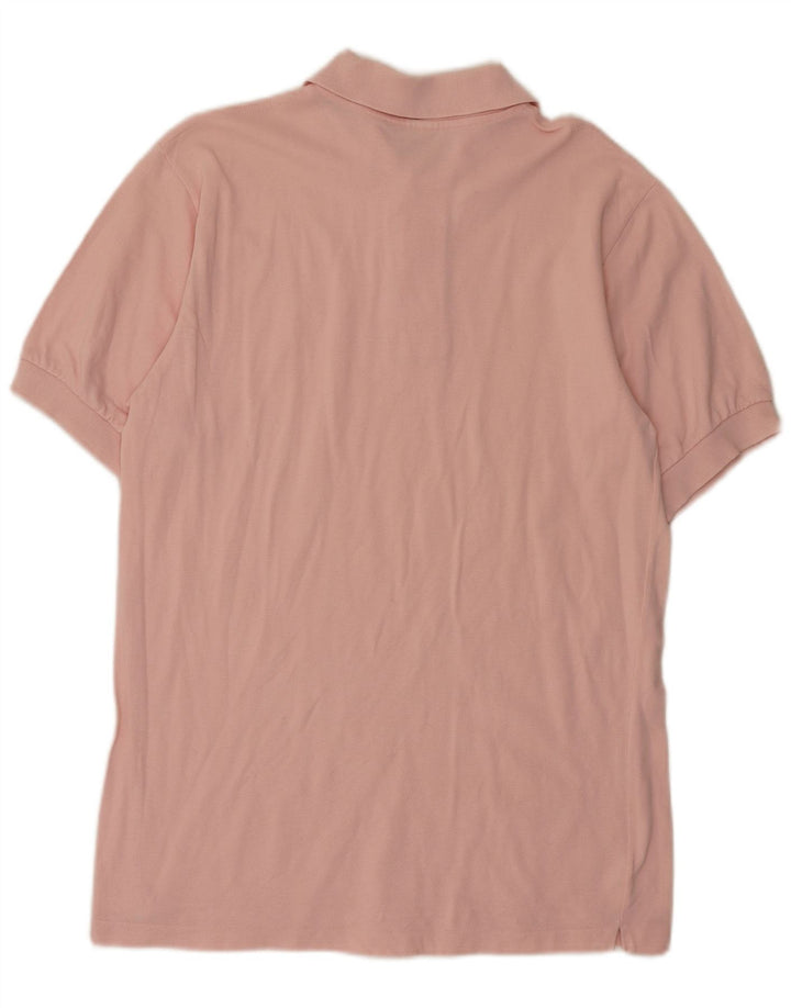 Diadora Herren-Poloshirt aus mittelrosa Baumwolle