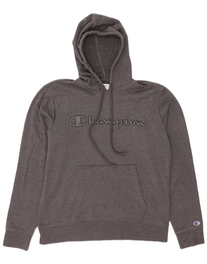 Champion Herren-Kapuzenpullover mit Grafik, Mittelgrau