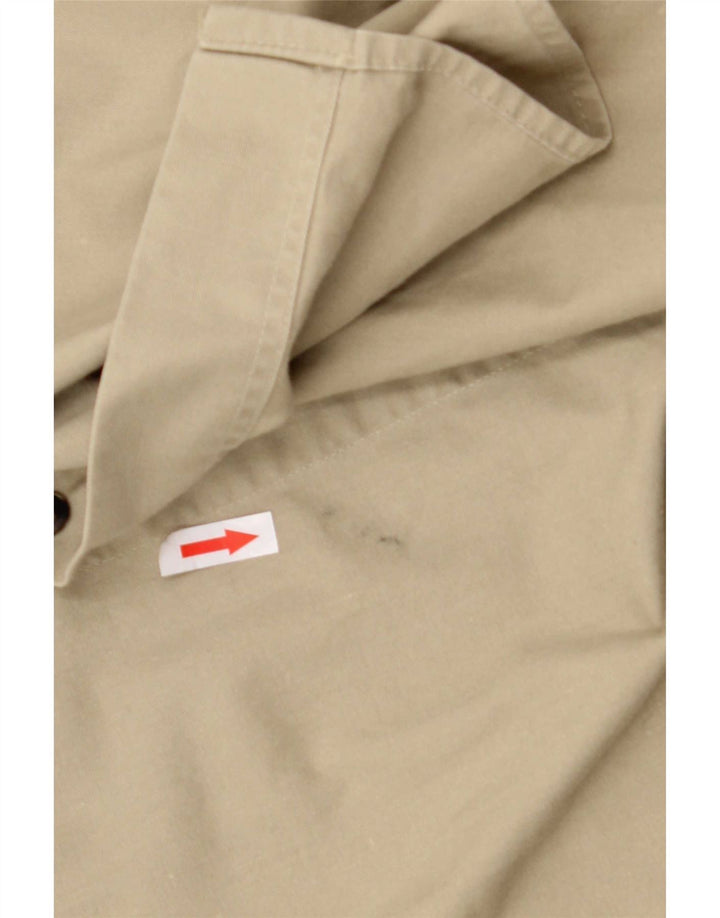 Invicta Herrenhemd XL Beige Baumwolle
