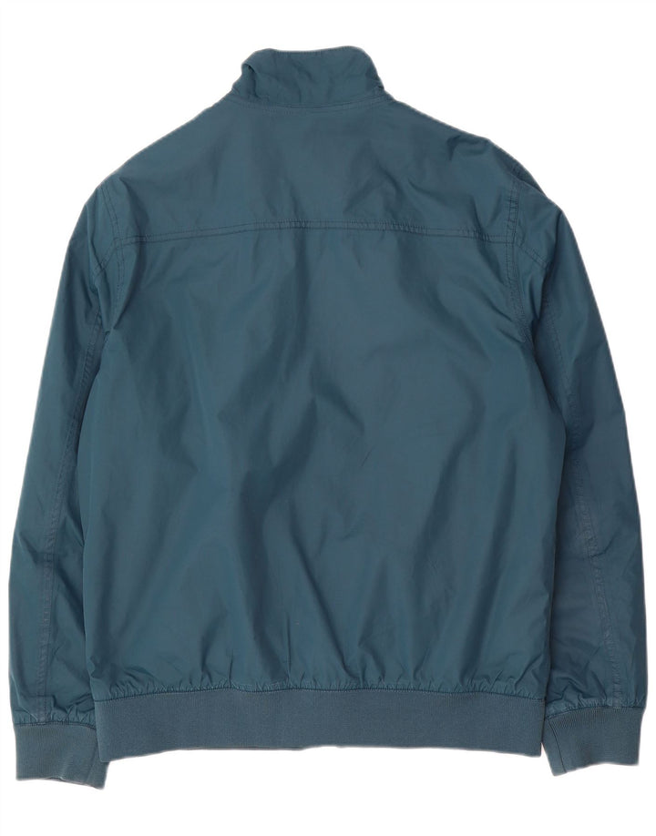 Timberland Herren Bomber Regenjacke UK 40 Large Blau Polyester