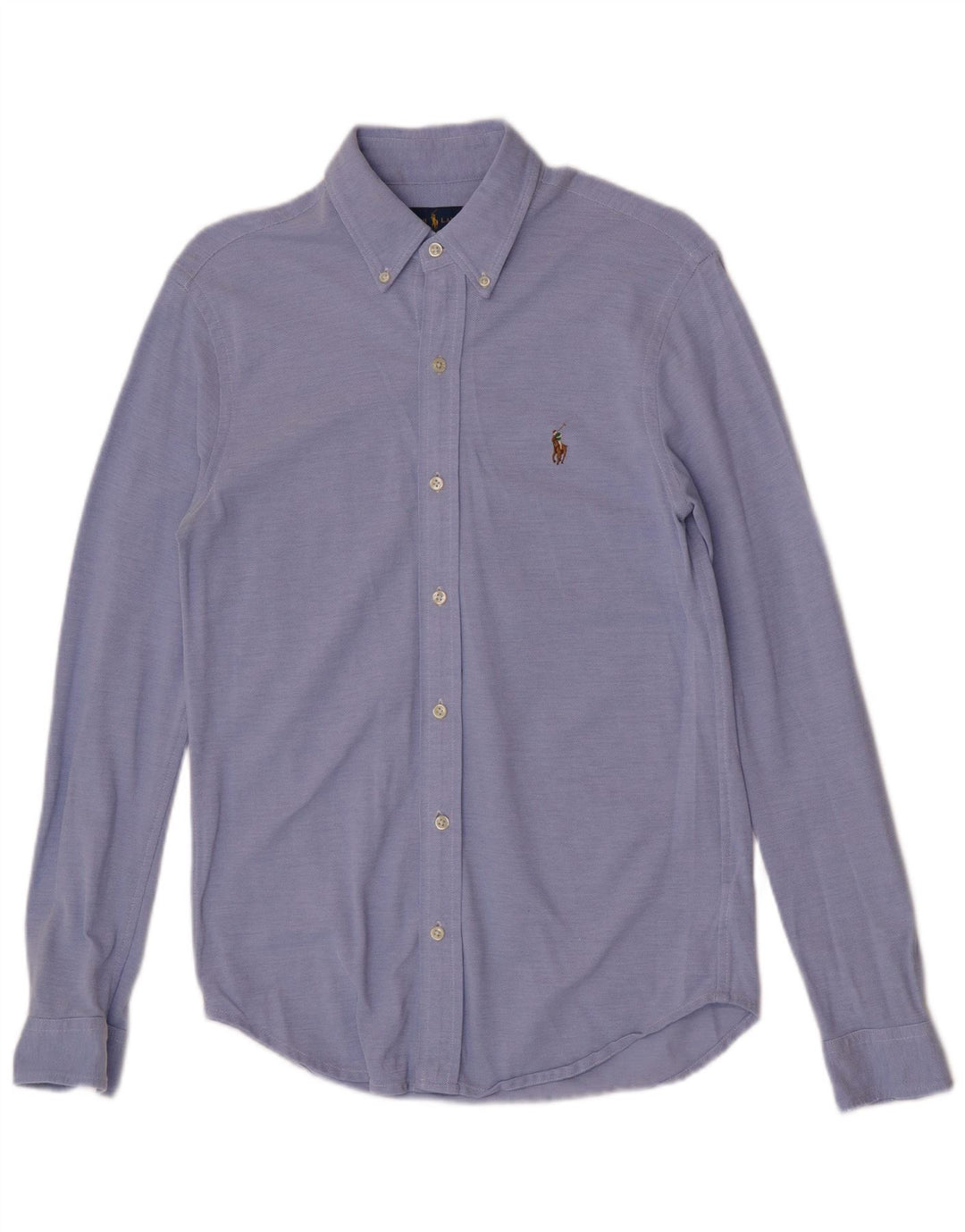 Ralph Lauren Herren-Hemd, klein, aus blauer Baumwolle