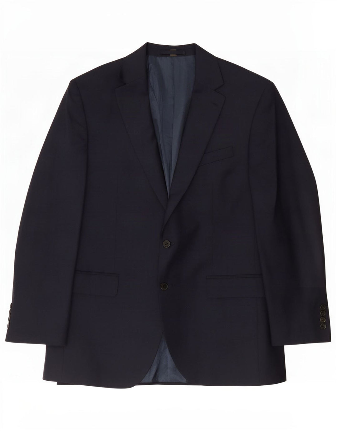 Marks & Spencer Herren-Blazer mit 2 Knöpfen, UK 44, XL, Marineblau, Polyester