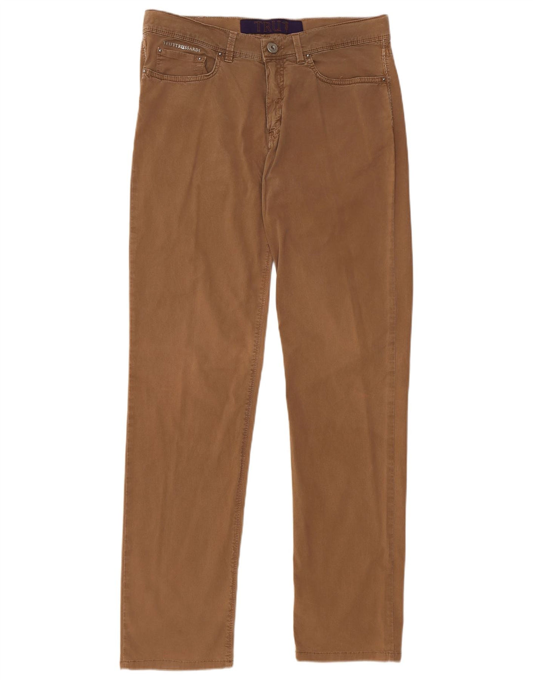 TRUSSARDI Gerade Freizeithose für Herren, W34, L32, braun, Baumwolle