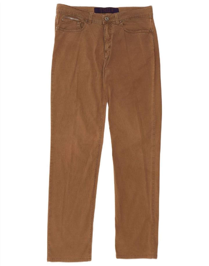 TRUSSARDI Gerade Freizeithose für Herren, W34, L32, braun, Baumwolle