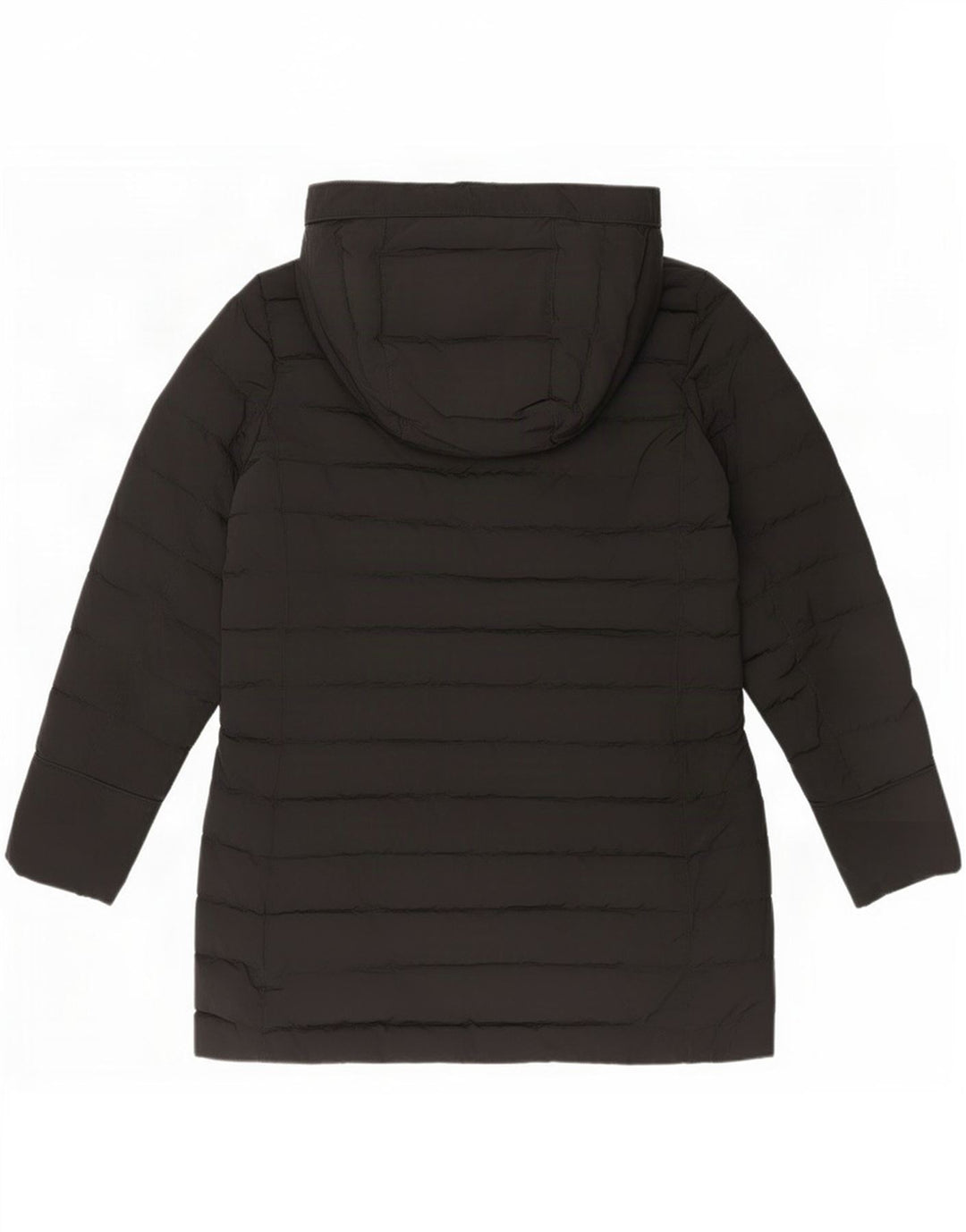 Woolrich Wattierte Damenjacke mit Kapuze, UK 10, Größe S, Schwarz, Polyester