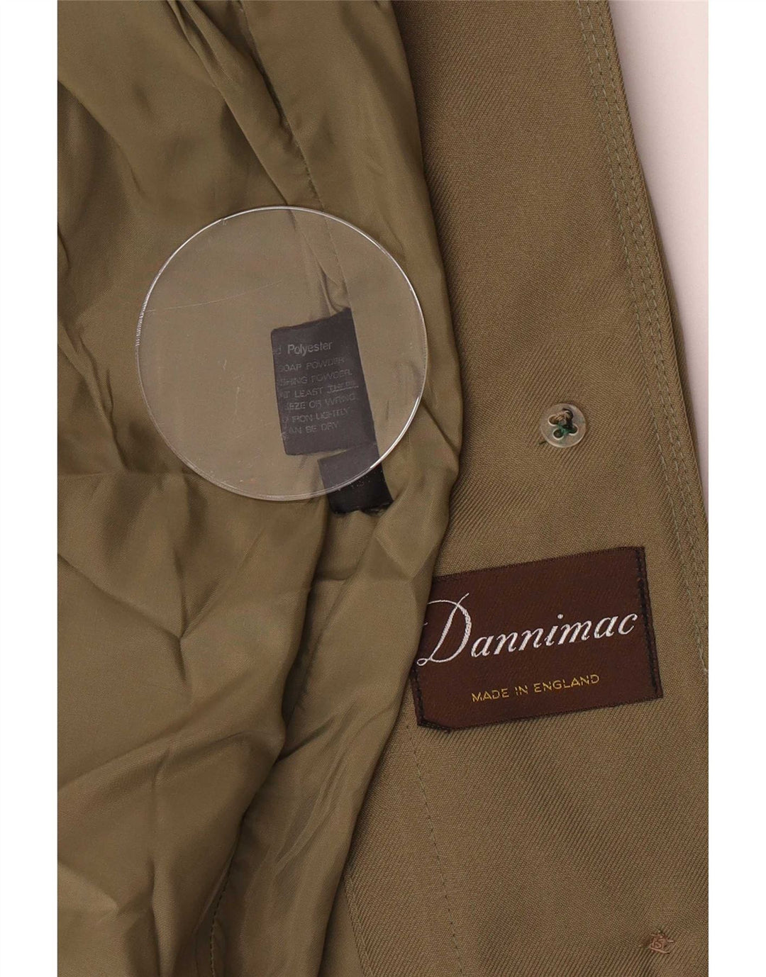 Dannimac Damenmantel UK 14 Medium Khaki Polyester