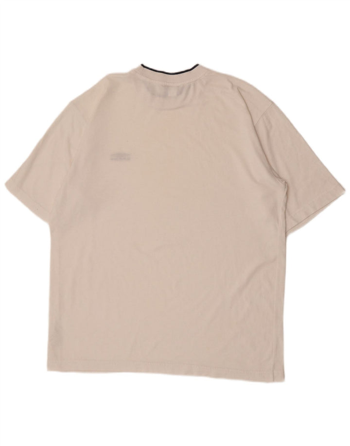 Umbro Herren-T-Shirt mit Grafik, groß, aus weißem Polyester
