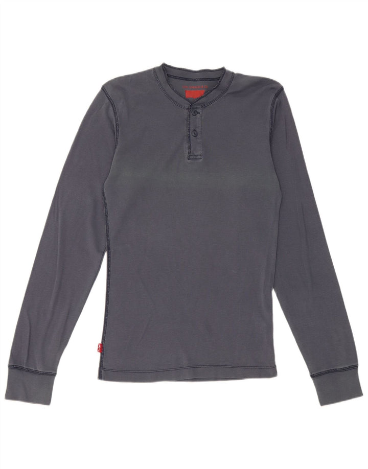 Levi's Herren-Oberteil aus Baumwolle, langärmelig, mittelgroß, Marineblau
