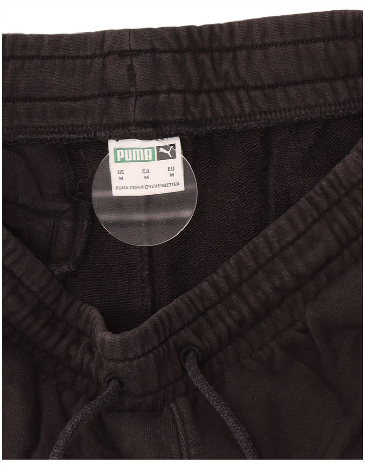 Puma Herren-Trainingshose mit Grafik, mittelgroß, Schwarz