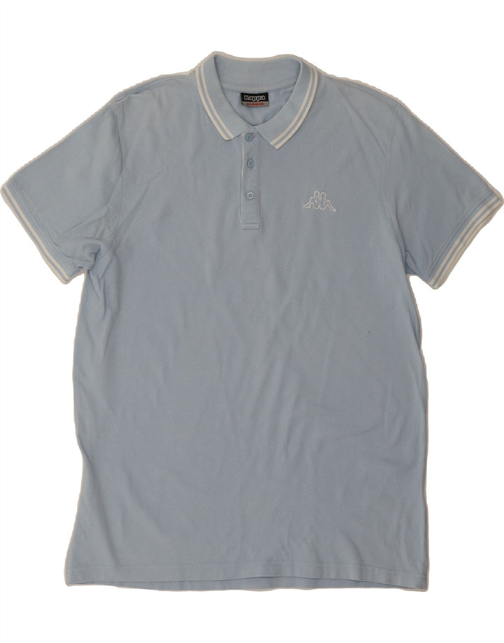 KAPPA Mens Polo Shirt XL Blue Cotton Vintage Kappa and Second-Hand Kappa from Messina Hembry 