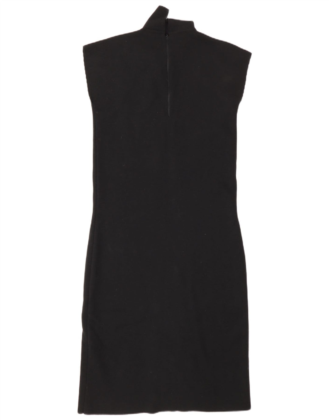 Intrend Damen ärmelloses Pulloverkleid UK 10 Small Schwarze Wolle