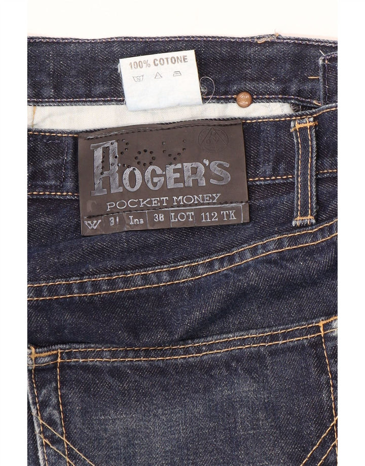 Roy Rogers Herren Straight Jeans W31 L29 Marineblau Baumwolle