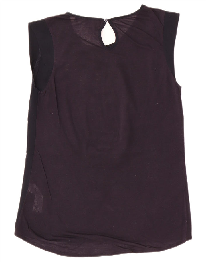 French Connection Damen-Blusenoberteil, UK 10, Größe S, Marineblau, Polyester