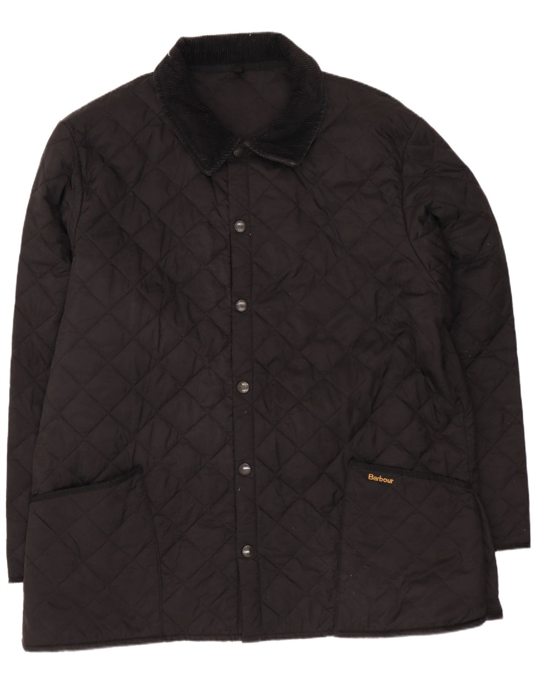 Barbour Herren Steppjacke UK 44 2XL Schwarz Polyamid