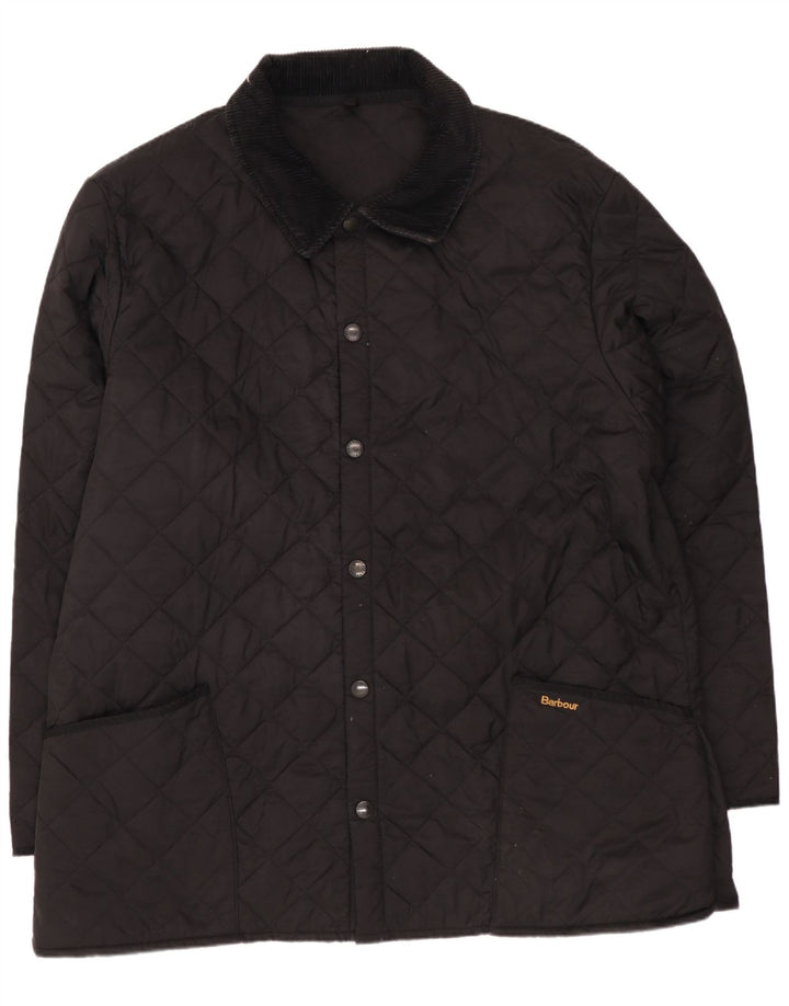 Barbour Herren Steppjacke UK 44 2XL Schwarz Polyamid