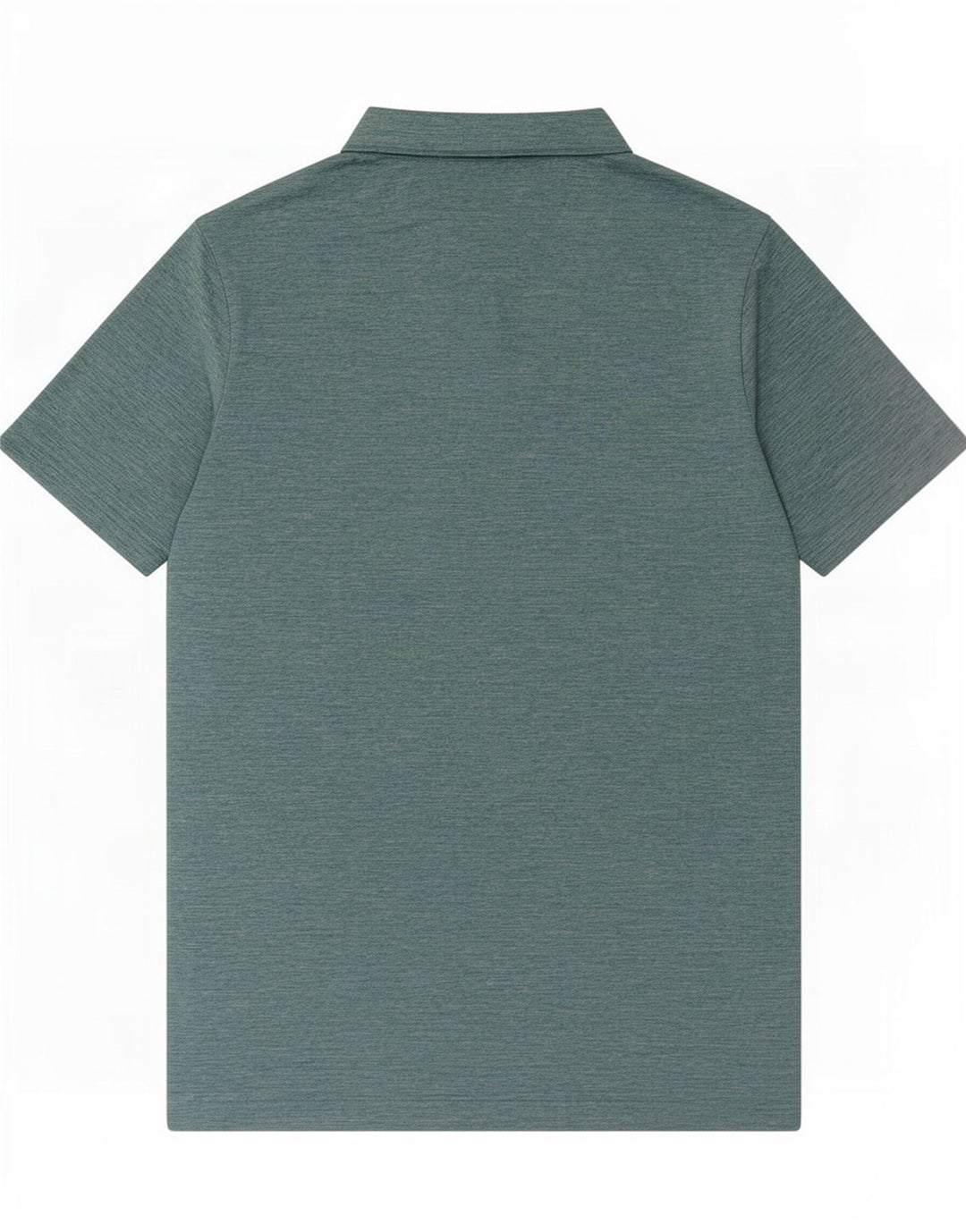 Columbia Herren-Poloshirt aus mittelgrün meliertem Polyester