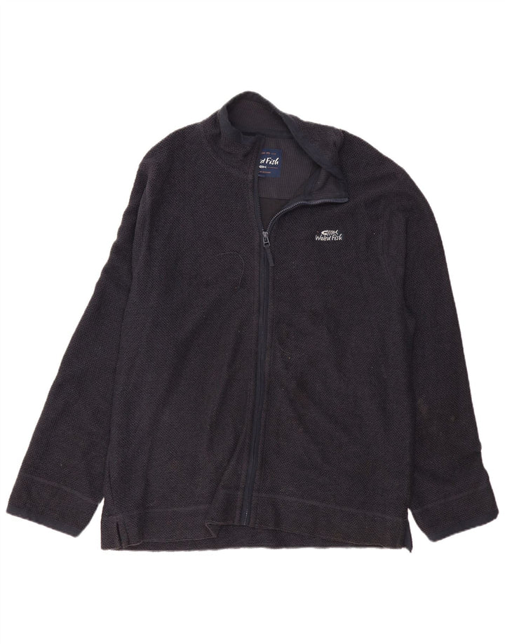 WEIRD FISH Herren-Trainingsanzug, Oberteil, Jacke, 2XL, Marineblau, Baumwolle