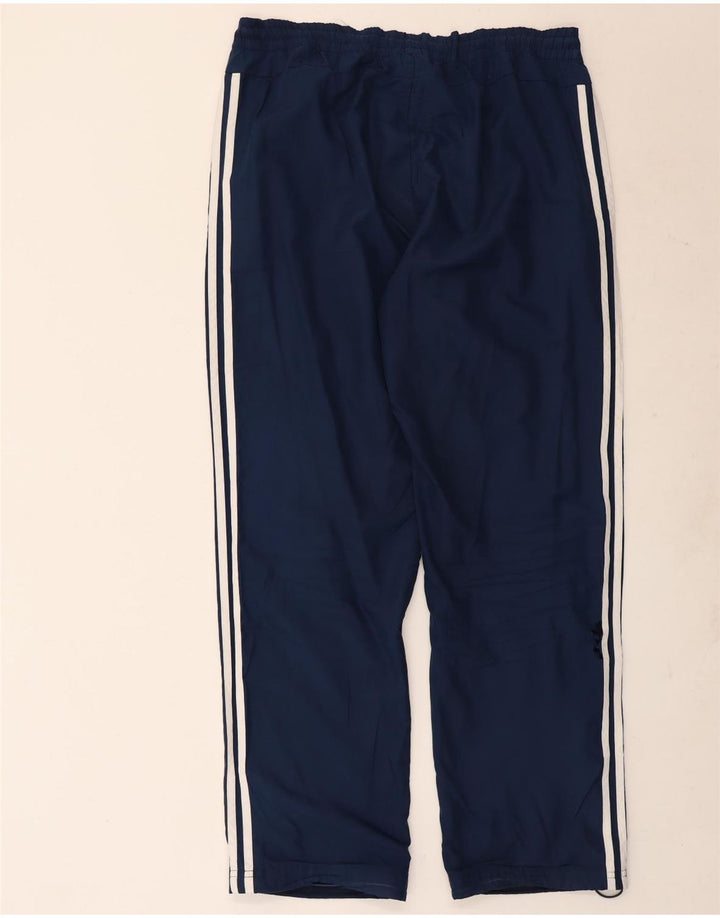 Adidas Herren-Trainingshose, Größe 44/46, groß, marineblau, Polyester