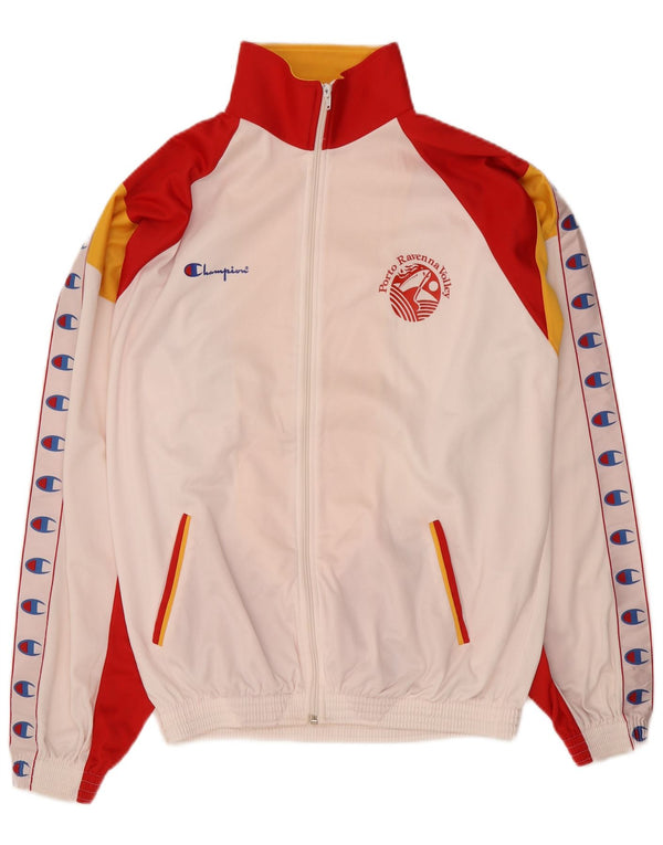 Champion Mens Porto Ravenna Volley Tracksuit Top Jacket XL White
