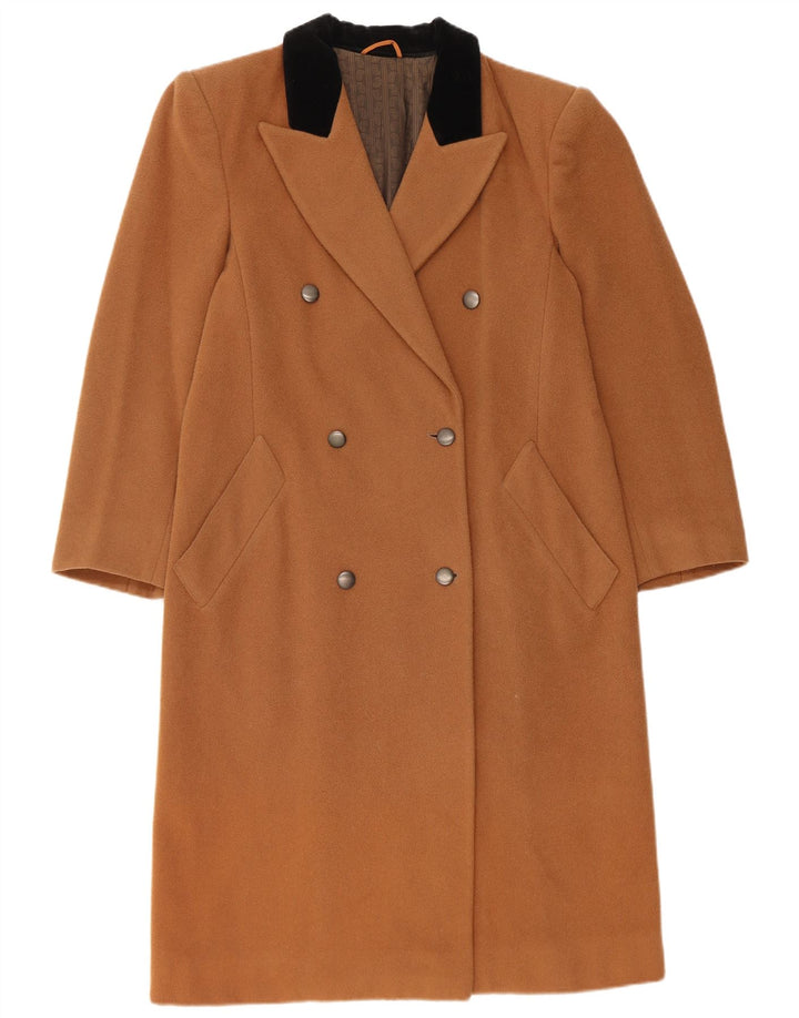 Penny Black Damen Übergroßer zweireihiger Mantel IT 40 Kleine braune Wolle