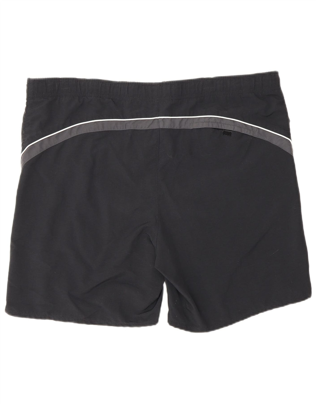 Fila Herren-Badeshorts, groß, schwarzes Colourblock-Nylon