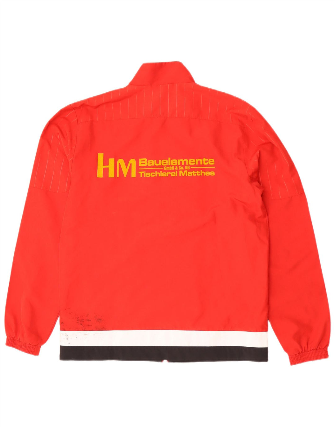 Adidas Herren TSV Loccum Trainingsanzug Top Jacke Klein Rot Colourblock Polyester