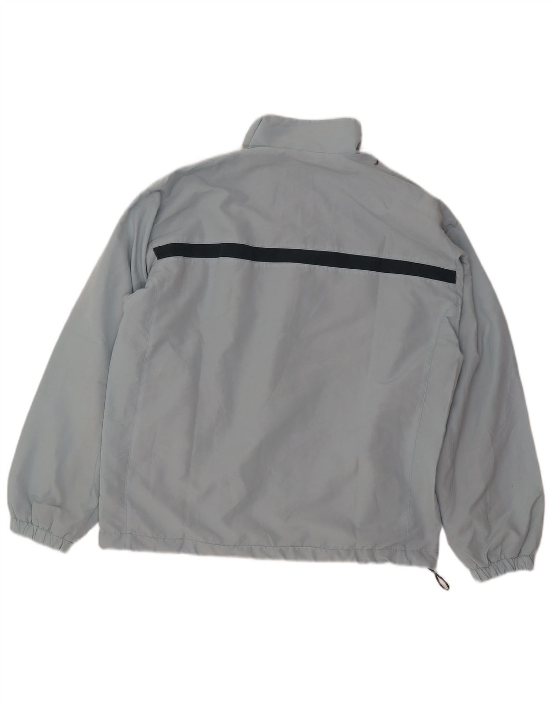 Diadora Herren-Trainingsanzugoberteil, mittelblaues Colourblock-Polyester