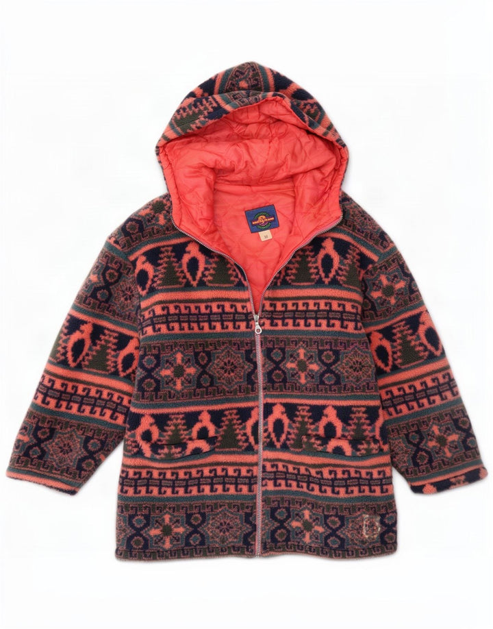 Santo Stefano Damen-Windbreakerjacke mit Kapuze, UK 14, mittelmehrfarbig