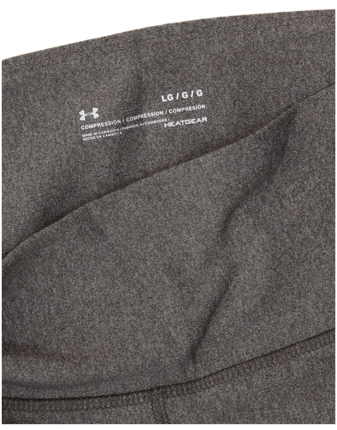 Under Armour Damen Heat Gear Leggings UK 14 Large Grau
