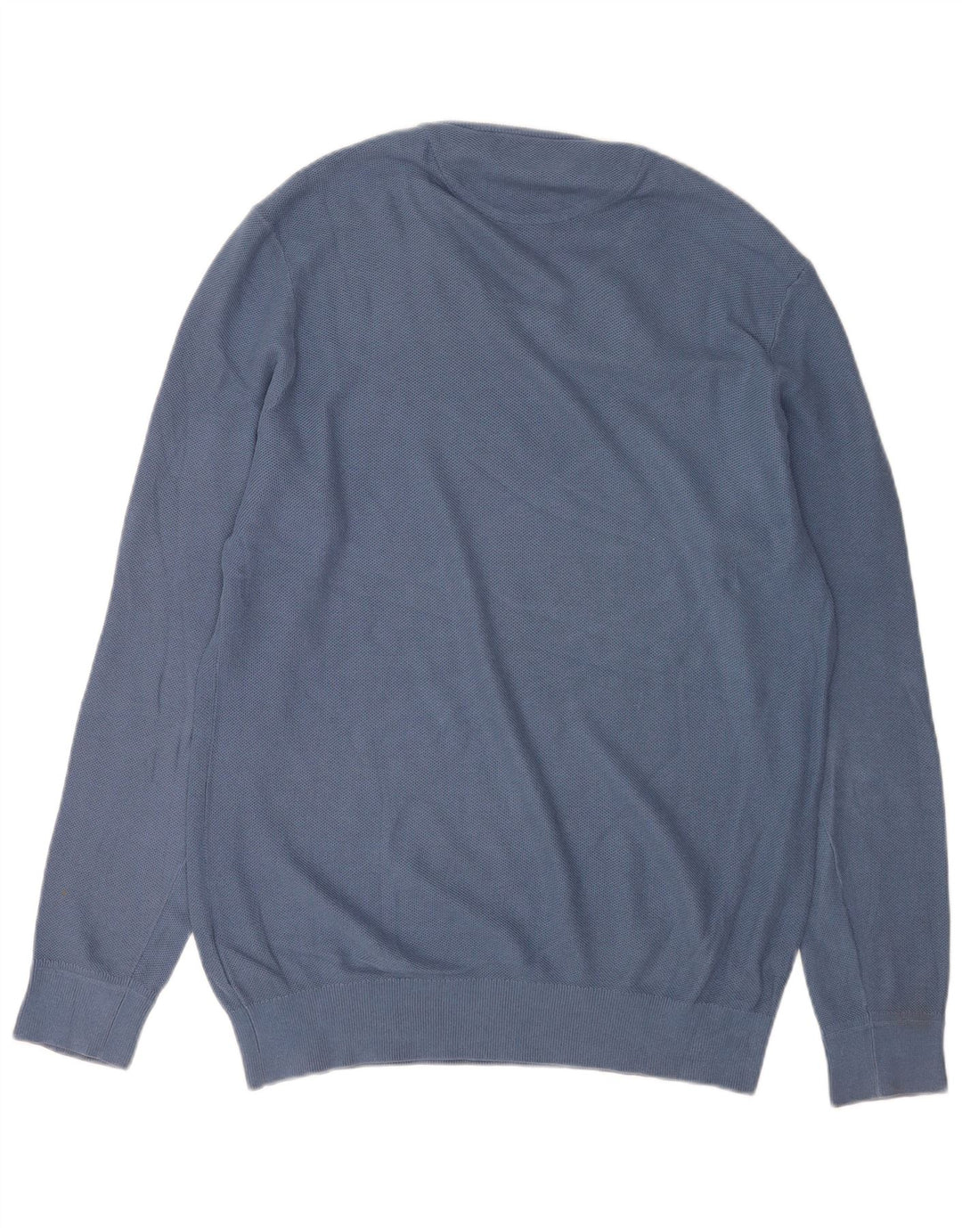 Timberland Herren-Pullover mit V-Ausschnitt, groß, aus blauer Baumwolle