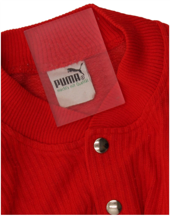 Puma Herren Sweatshirt Pullover Large Rot