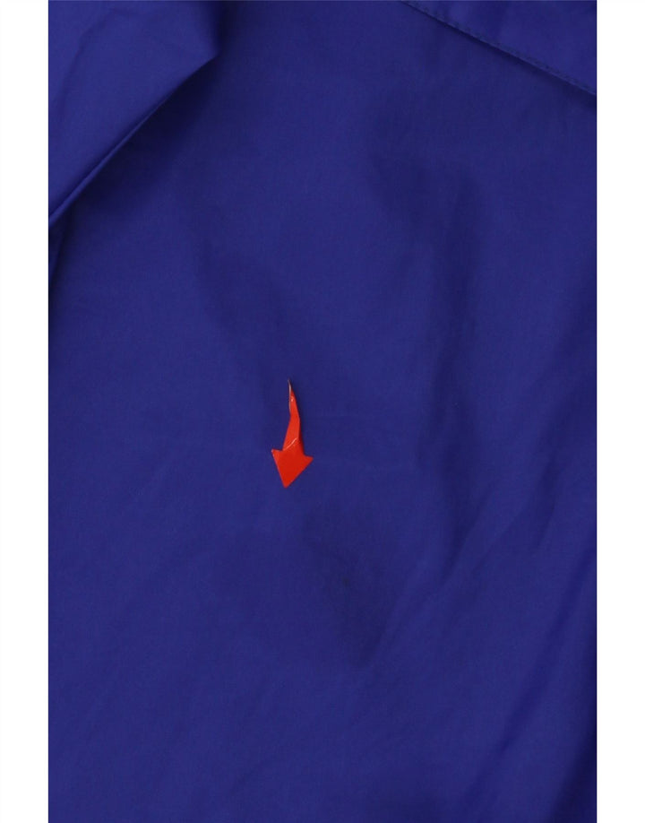 Arena Herren-Regenjacke mit grafischer Kapuze, UK 40, Größe L, Blau, Polyamid