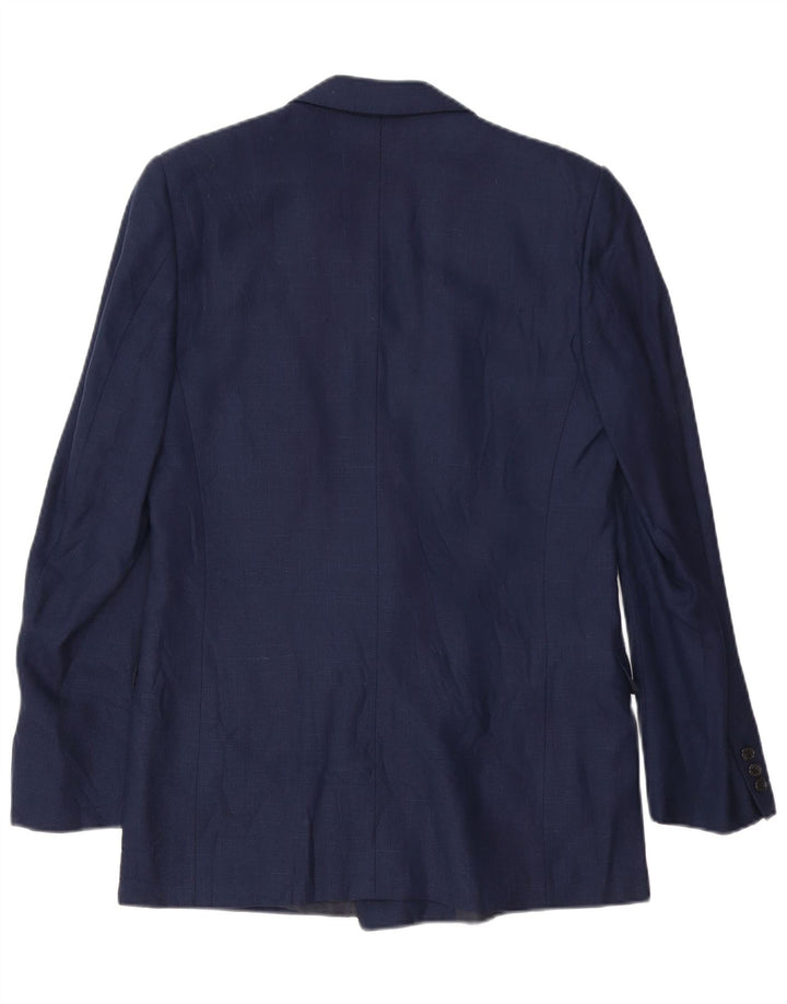 San Remo Herren-Blazer, zweireihig, Größe IT 48, mittleres Marineblau