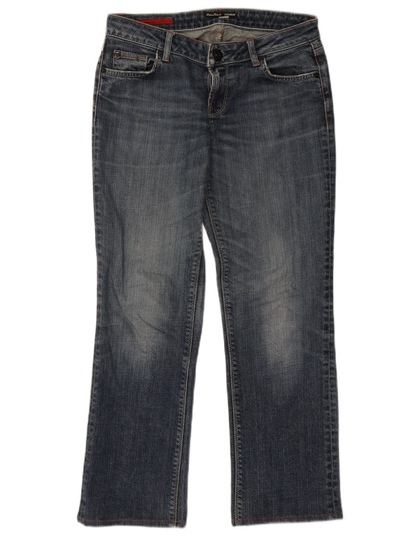GUESS Damen Straight Jeans W29 L27 Blau