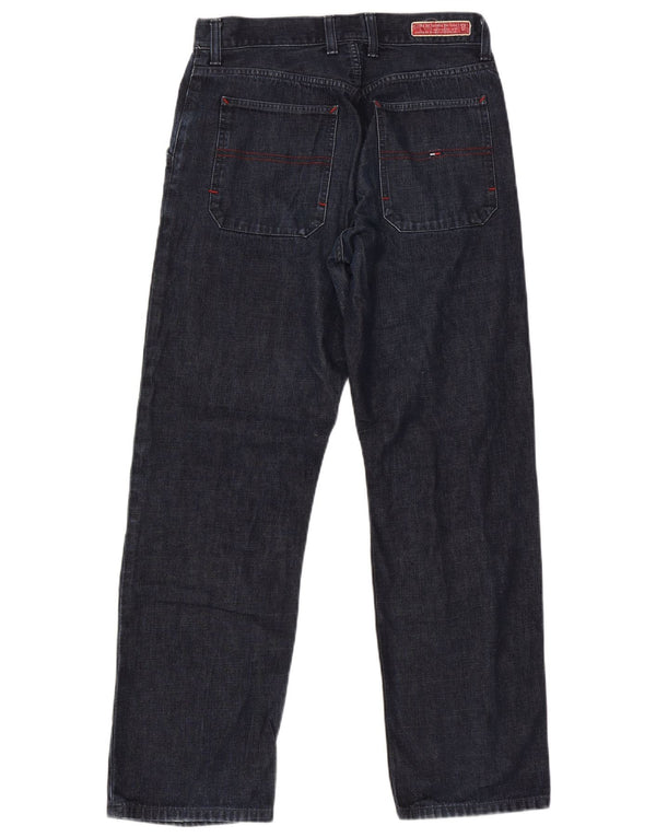 Tommy Hilfiger Herren Straight Jeans W32 L32 Marineblau Baumwolle
