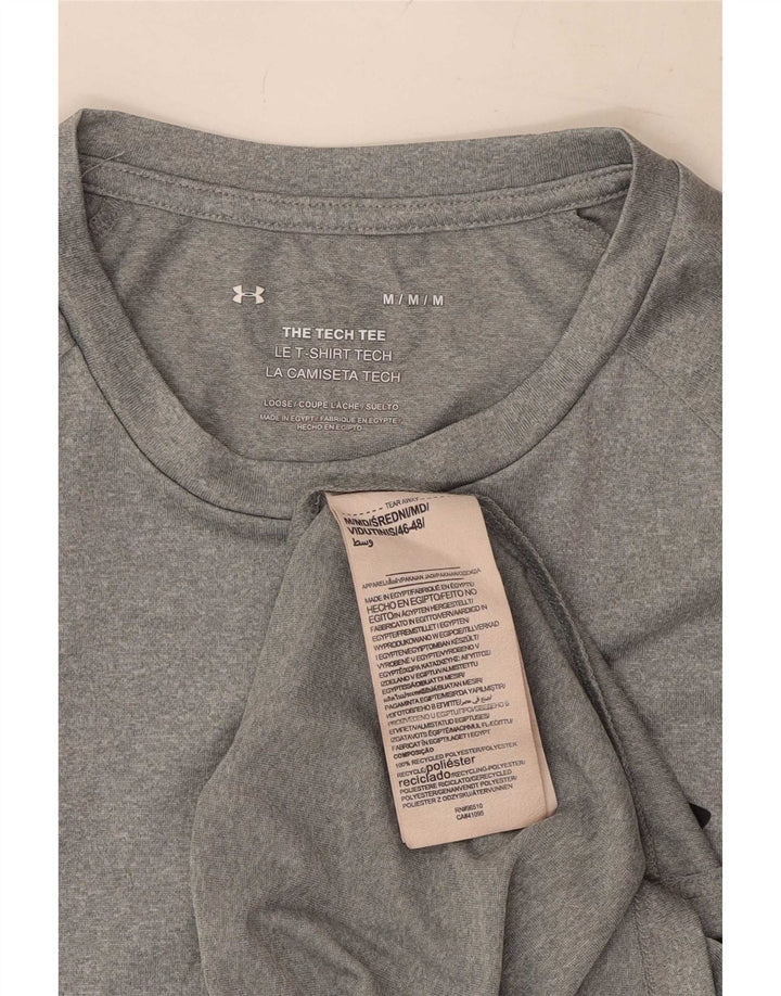 Under Armour Herren T-Shirt Top Mittelgrau geflecktes Polyester
