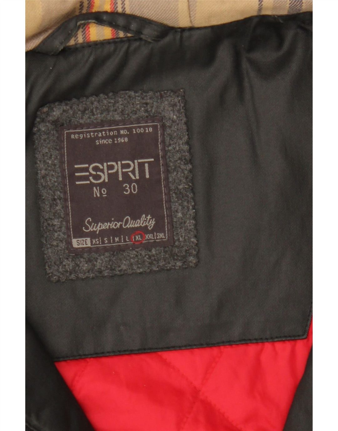 Esprit Herren-Anorakjacke mit Kapuze, UK 42, XL, Schwarz