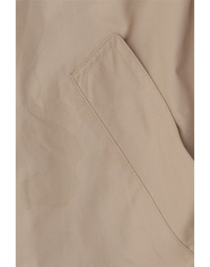Vintage Damen Trenchcoat UK 16 Groß Beige Polyester