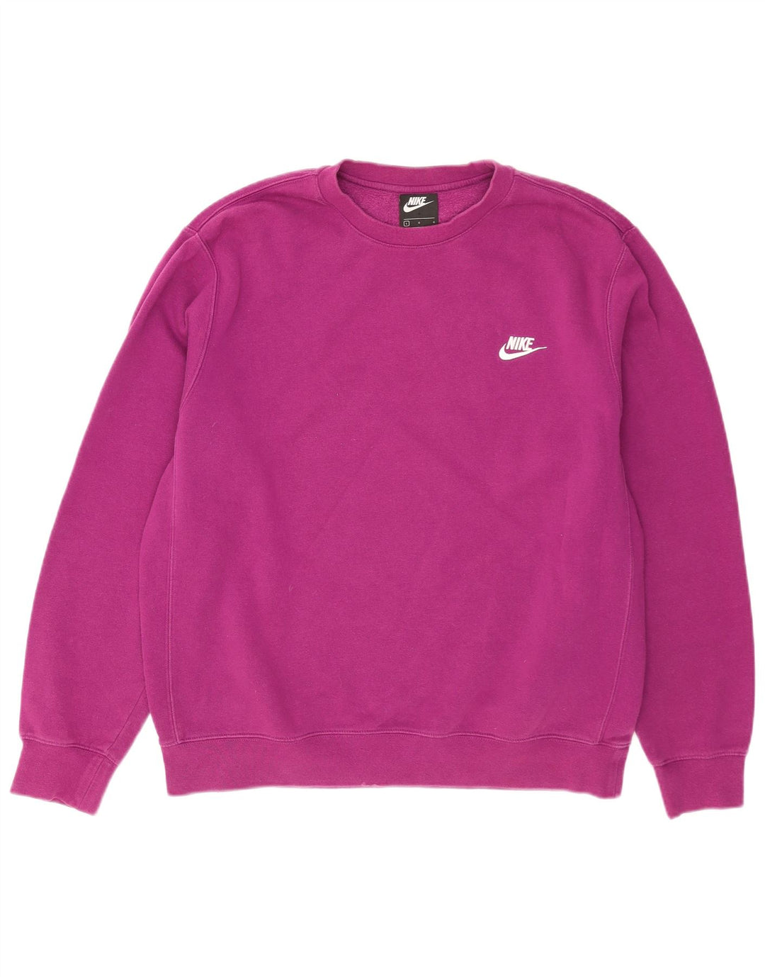 Nike Herren-Sweatshirt, Pullover, groß, rosa, Baumwolle