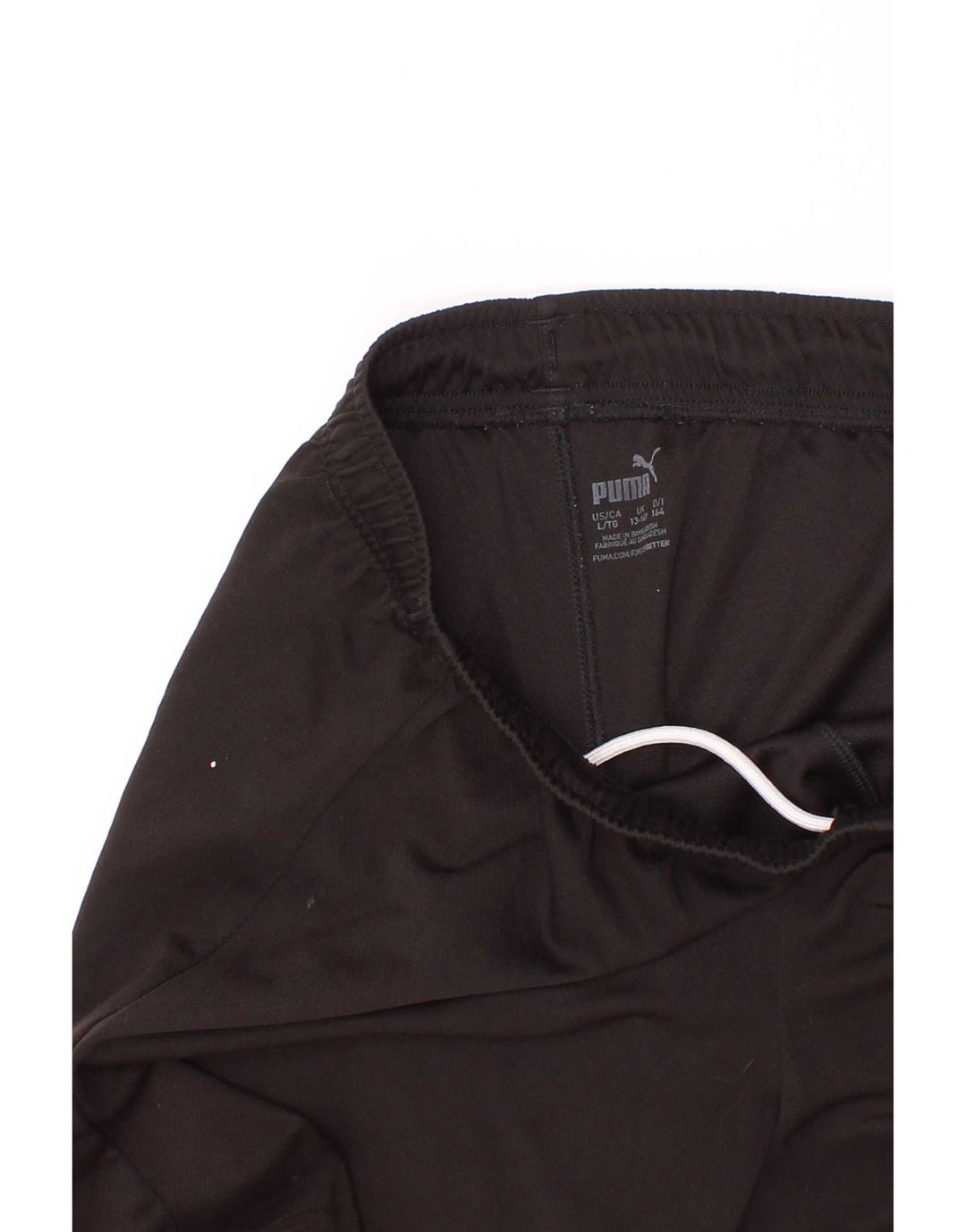 Puma Jungen Sportshorts 13–14 Jahre, schwarzes Polyester
